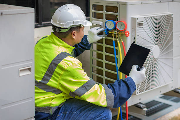 Professional Hvac Maintenance technician working in Pell Lake, WI